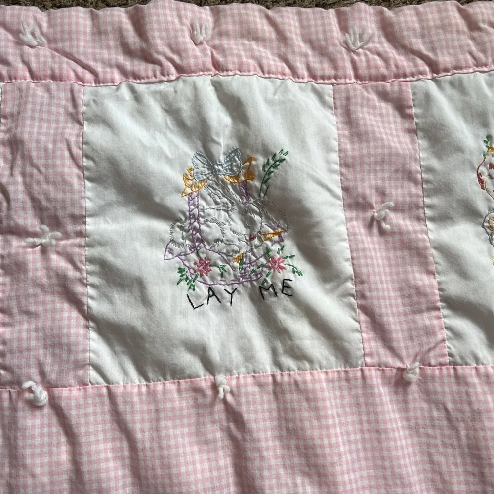 Vintage Quilt Embroidered Squares 39